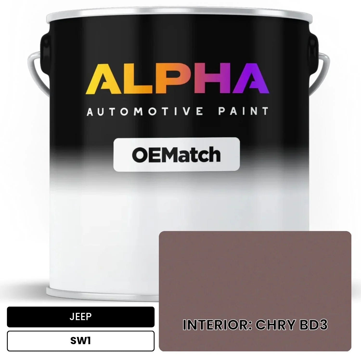 JEEP INTERIOR: CHRY BD3 SW1 OEMatch Basecoat