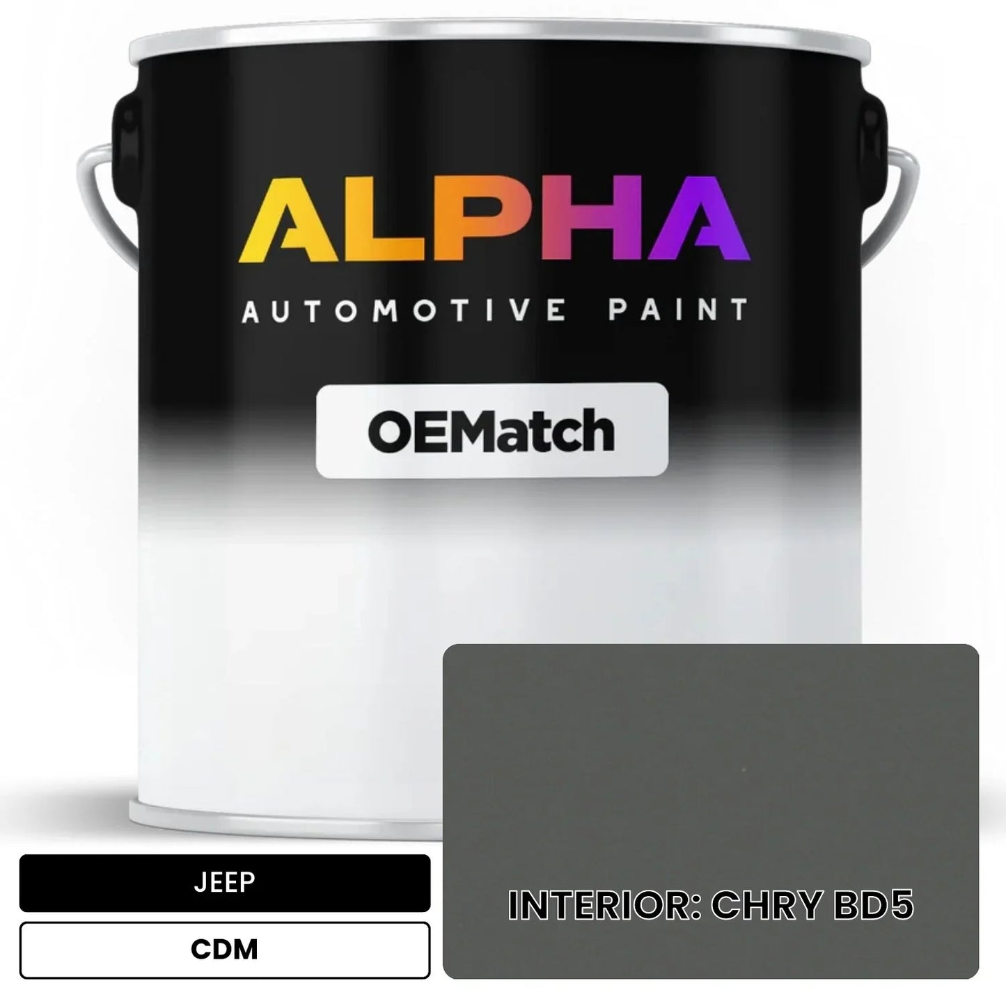 JEEP INTERIOR: CHRY BD5 CDM OEMatch Basecoat