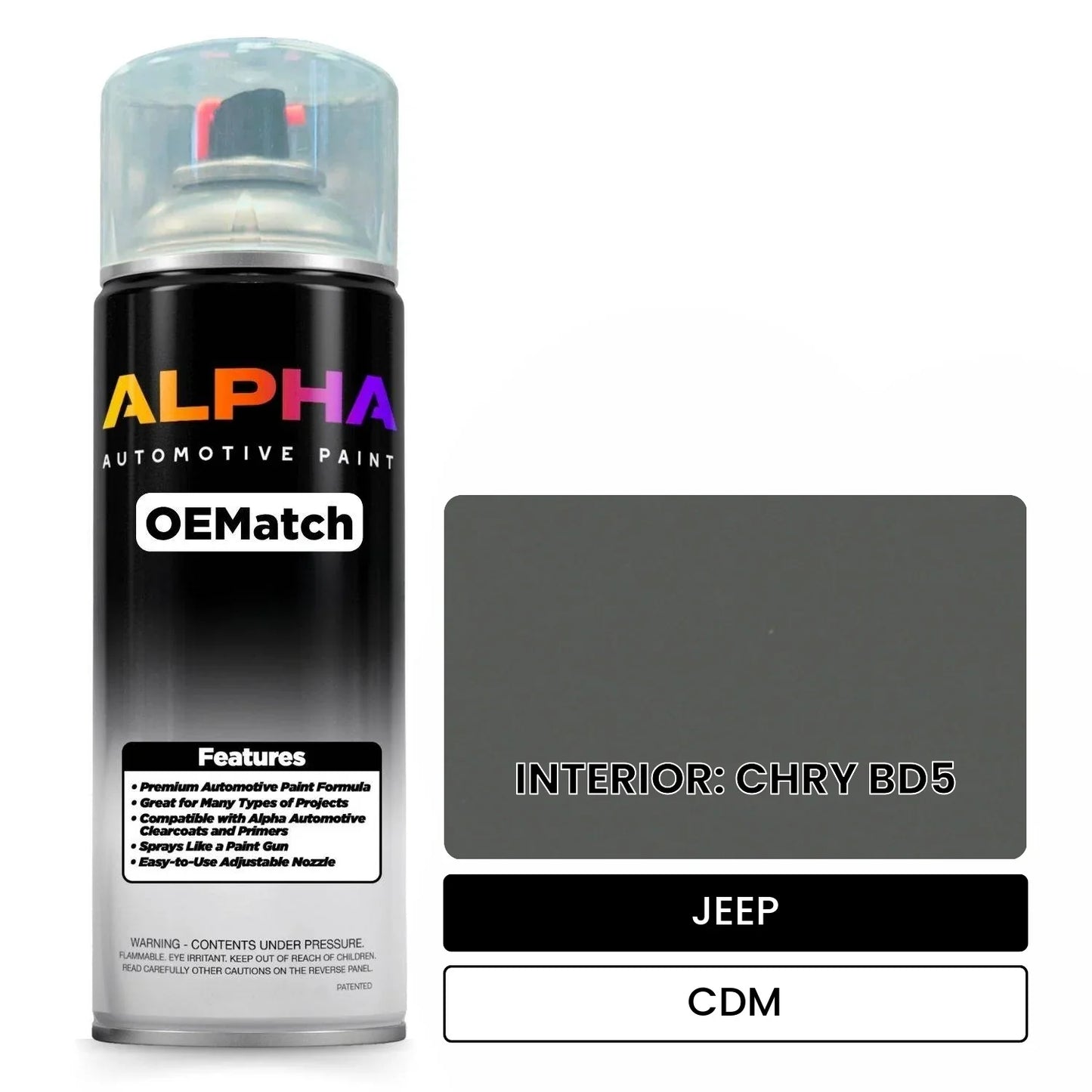 JEEP INTERIOR: CHRY BD5 CDM OEMatch Spraycan