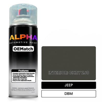 JEEP INTERIOR: CHRY ZJ8 DBM | OEMatch Automotive Spraycan
