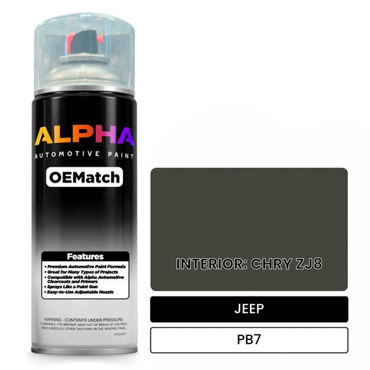 JEEP INTERIOR: CHRY ZJ8 PB7 OEMatch Spraycan