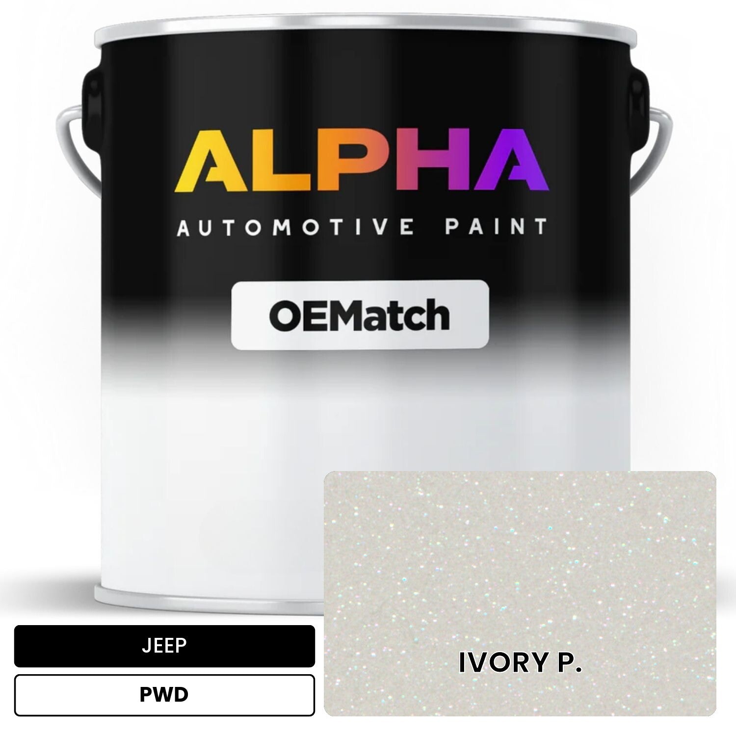 JEEP IVORY P. PWD OEMatch Basecoat