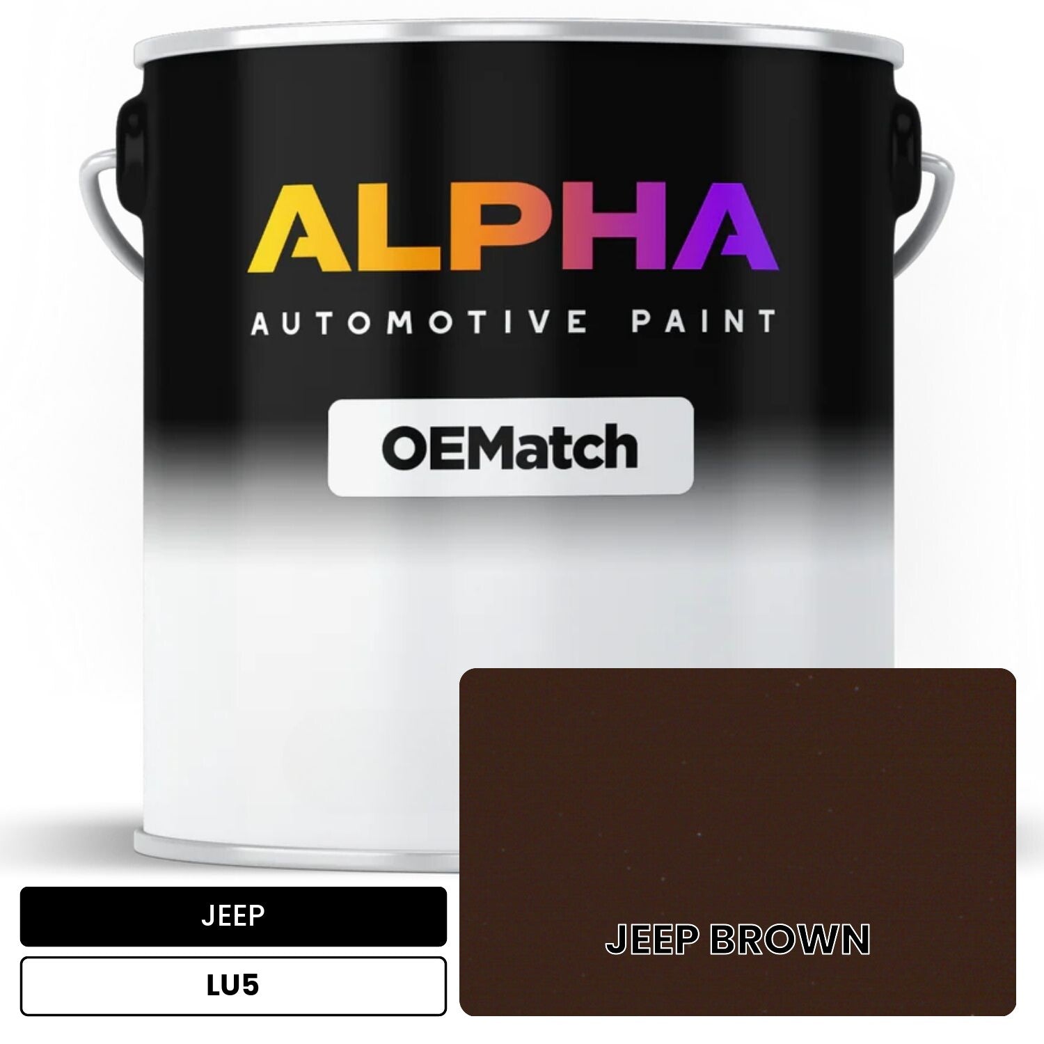 JEEP JEEP BROWN LU5 OEMatch Basecoat