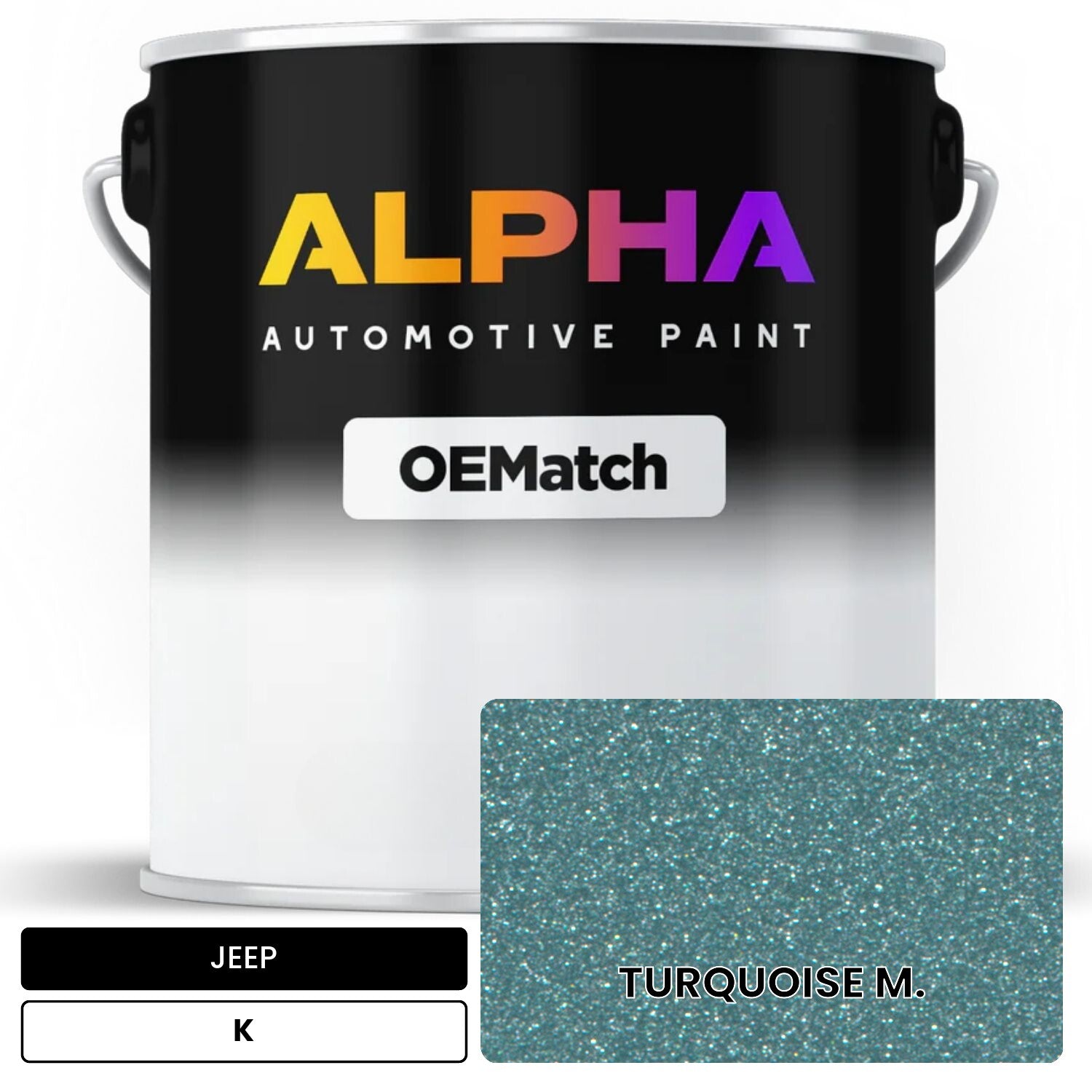 JEEP TURQUOISE M. K OEMatch Basecoat