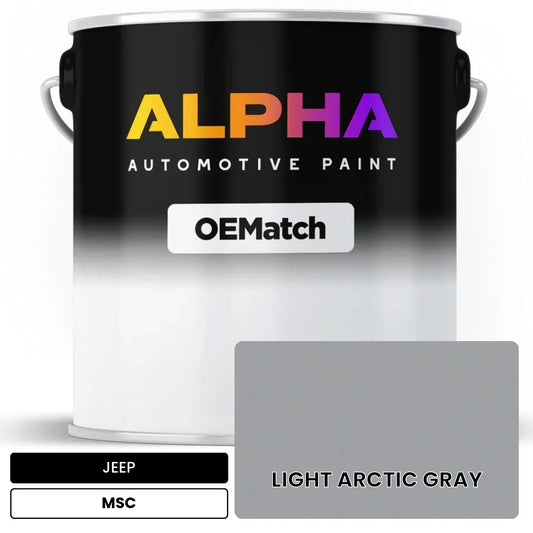 JEEP LIGHT ARCTIC GRAY MSC OEMatch Basecoat