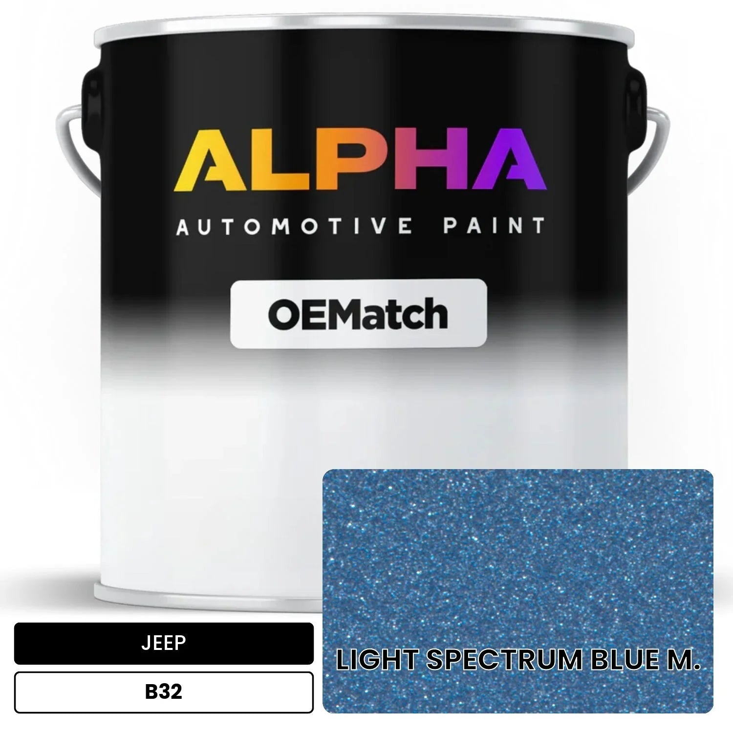 JEEP LIGHT SPECTRUM BLUE M. B32 OEMatch Basecoat