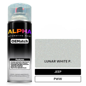 JEEP LUNAR WHITE P. PWW | OEMatch Automotive Spraycan