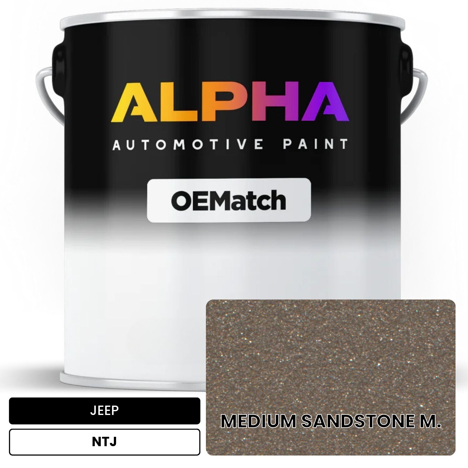 JEEP MEDIUM SANDSTONE M. NTJ OEMatch Basecoat