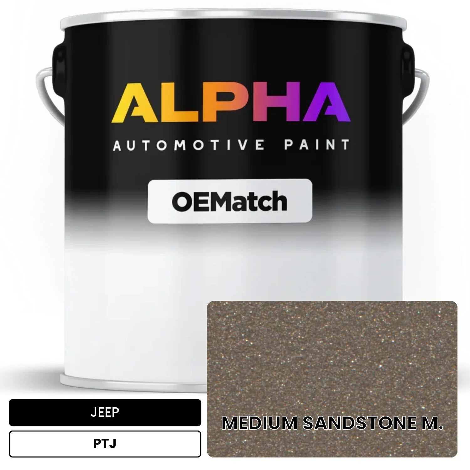 JEEP MEDIUM SANDSTONE M. PTJ OEMatch Basecoat