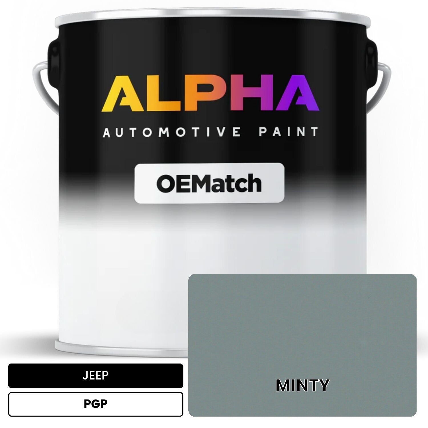 JEEP MINTY PGP OEMatch Basecoat