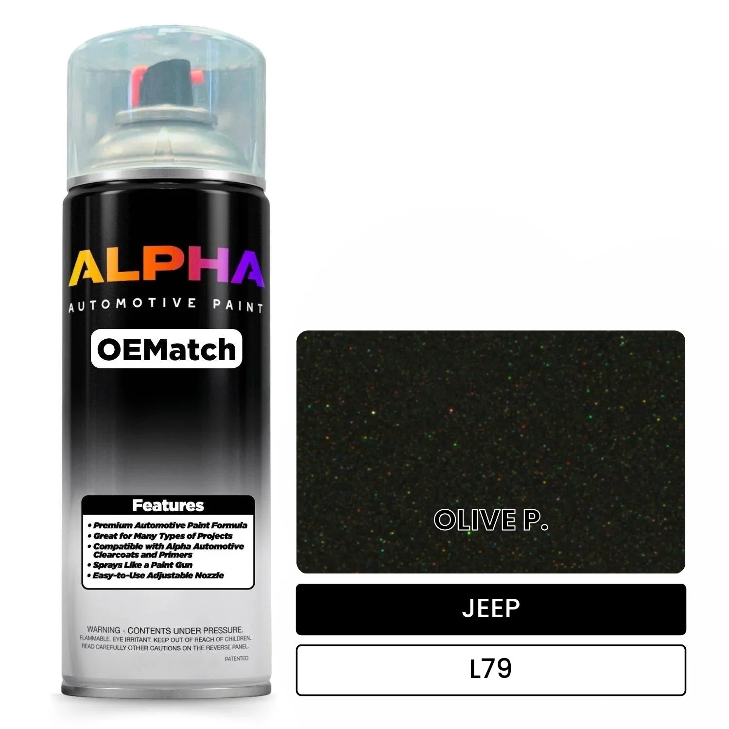 JEEP OLIVE P. L79 OEMatch Spraycan