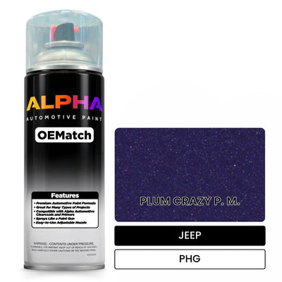 JEEP PLUM CRAZY P. M. PHG | OEMatch Automotive Spraycan