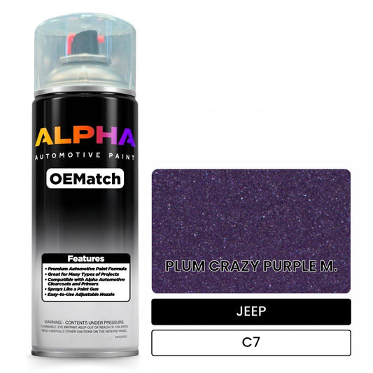 JEEP PLUM CRAZY PURPLE M. C7 OEMatch Spraycan