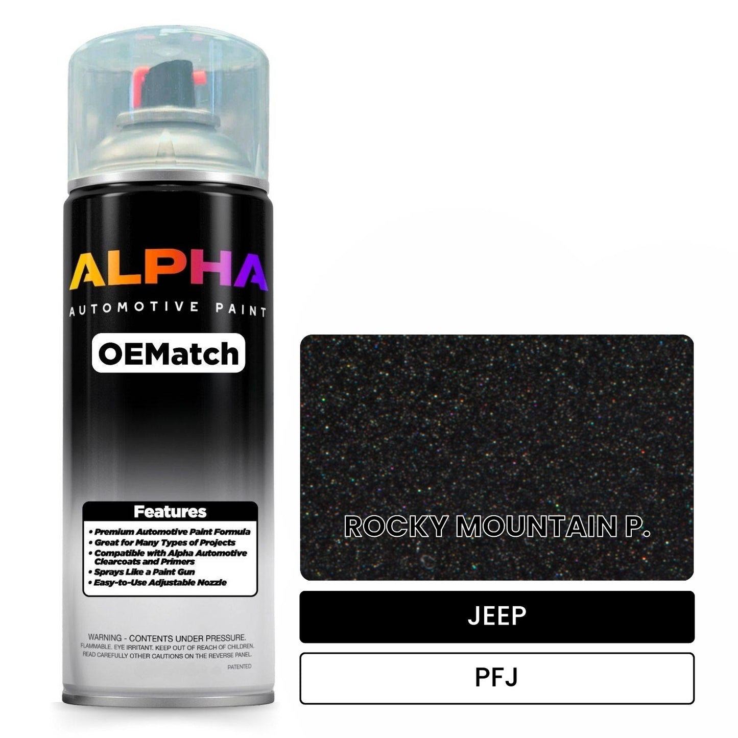JEEP ROCKY MOUNTAIN P. PFJ OEMatch Spraycan