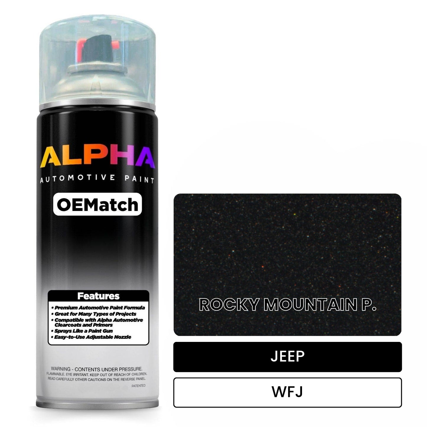 JEEP ROCKY MOUNTAIN P. WFJ OEMatch Spraycan