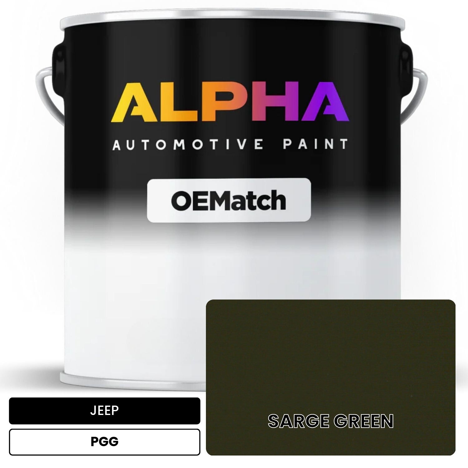 JEEP SARGE GREEN PGG OEMatch Basecoat
