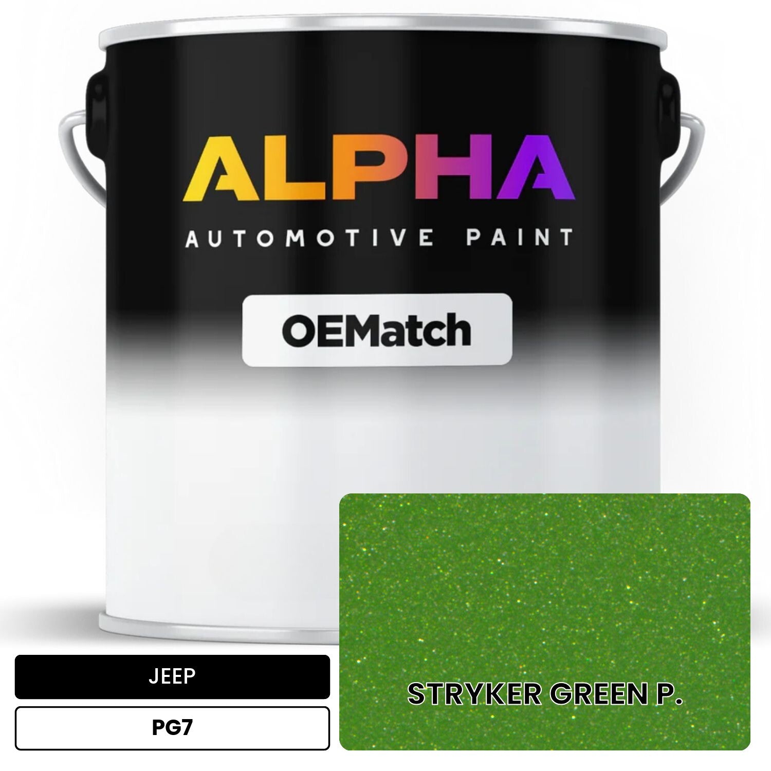 JEEP STRYKER GREEN P. PG7 OEMatch Basecoat