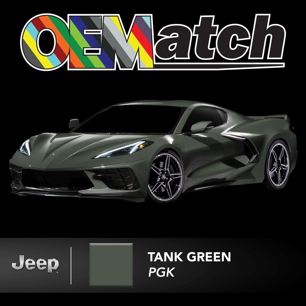 Jeep Tank Green | OEM Drop-In Pigment - The Spray Source - Alpha Pigments