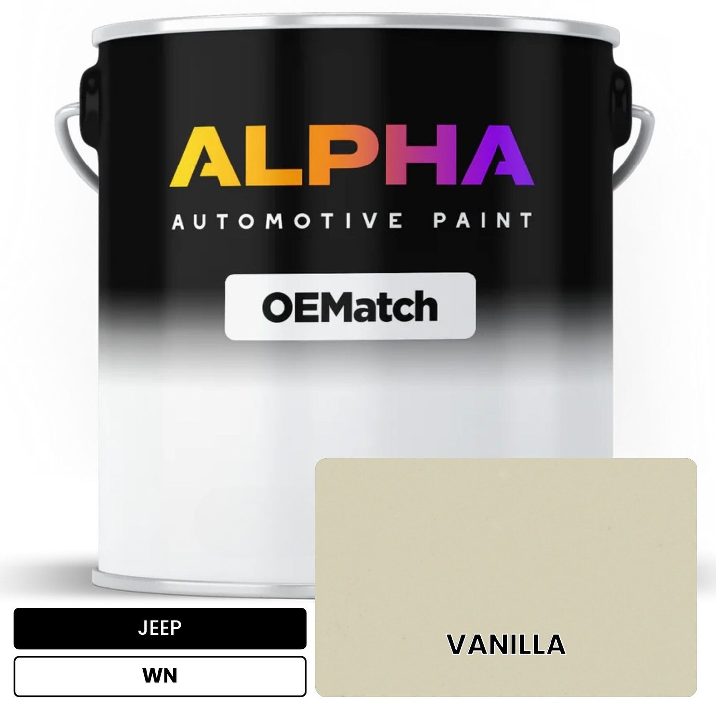JEEP VANILLA WN OEMatch Basecoat