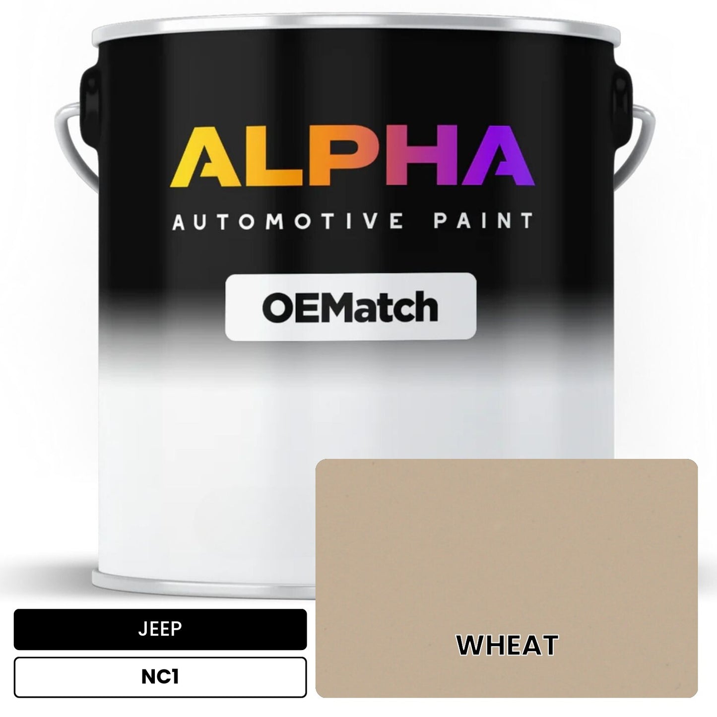 JEEP WHEAT NC1 OEMatch Basecoat