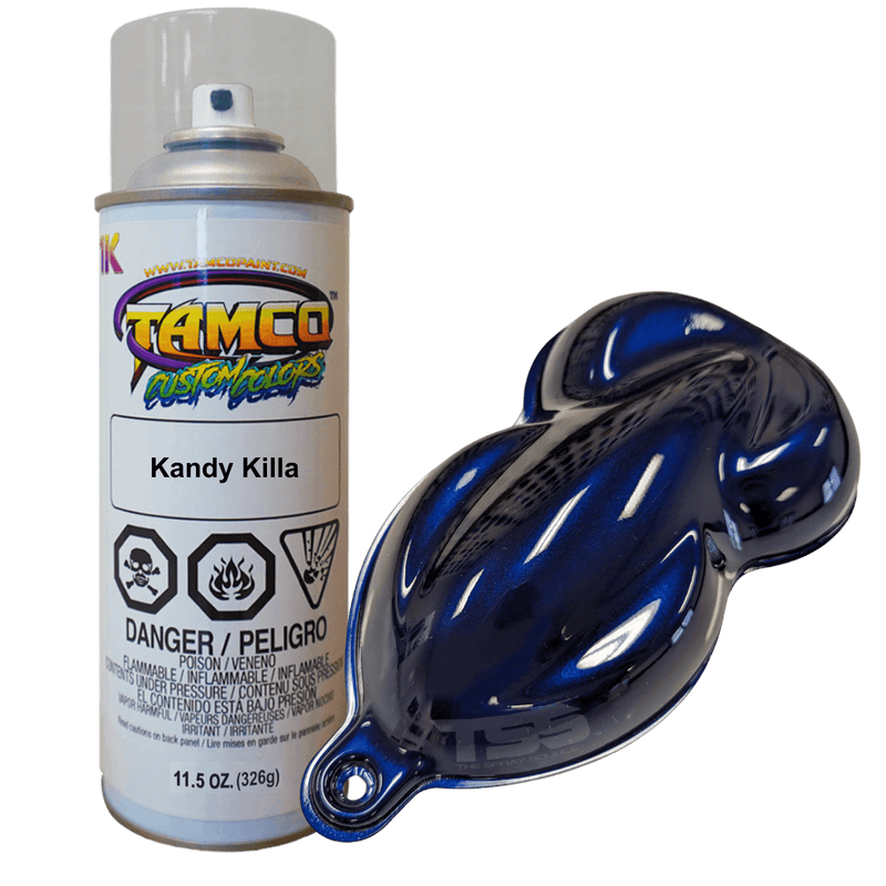 Kandy Killa Blue Candy Pearl Basecoat Spray Can - The Spray Source - Tamco Paint