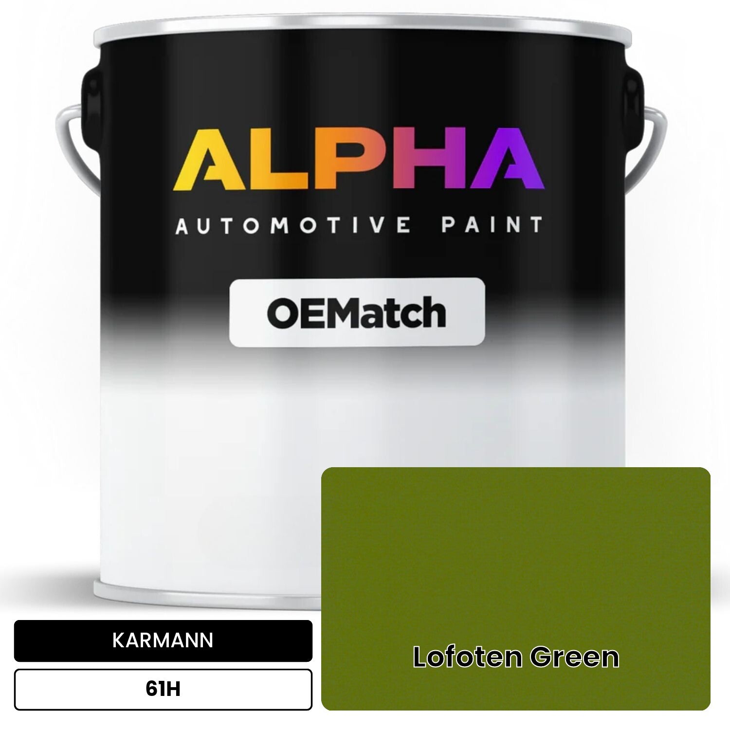 KARMANN Lofoten Green 61H OEMatch Basecoat