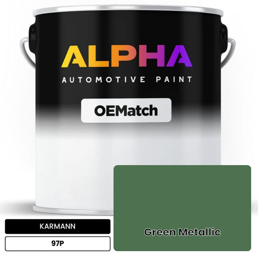 KARMANN Green Metallic 97P OEMatch Basecoat