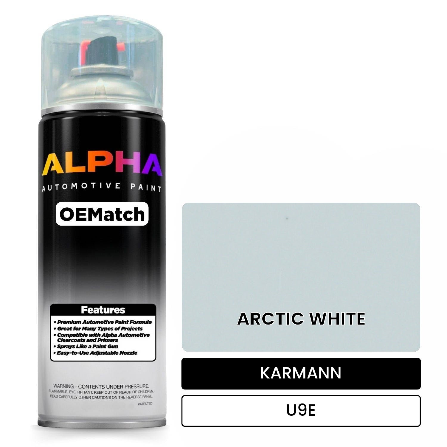 KARMANN Arctic White U9E OEMatch Spraycan