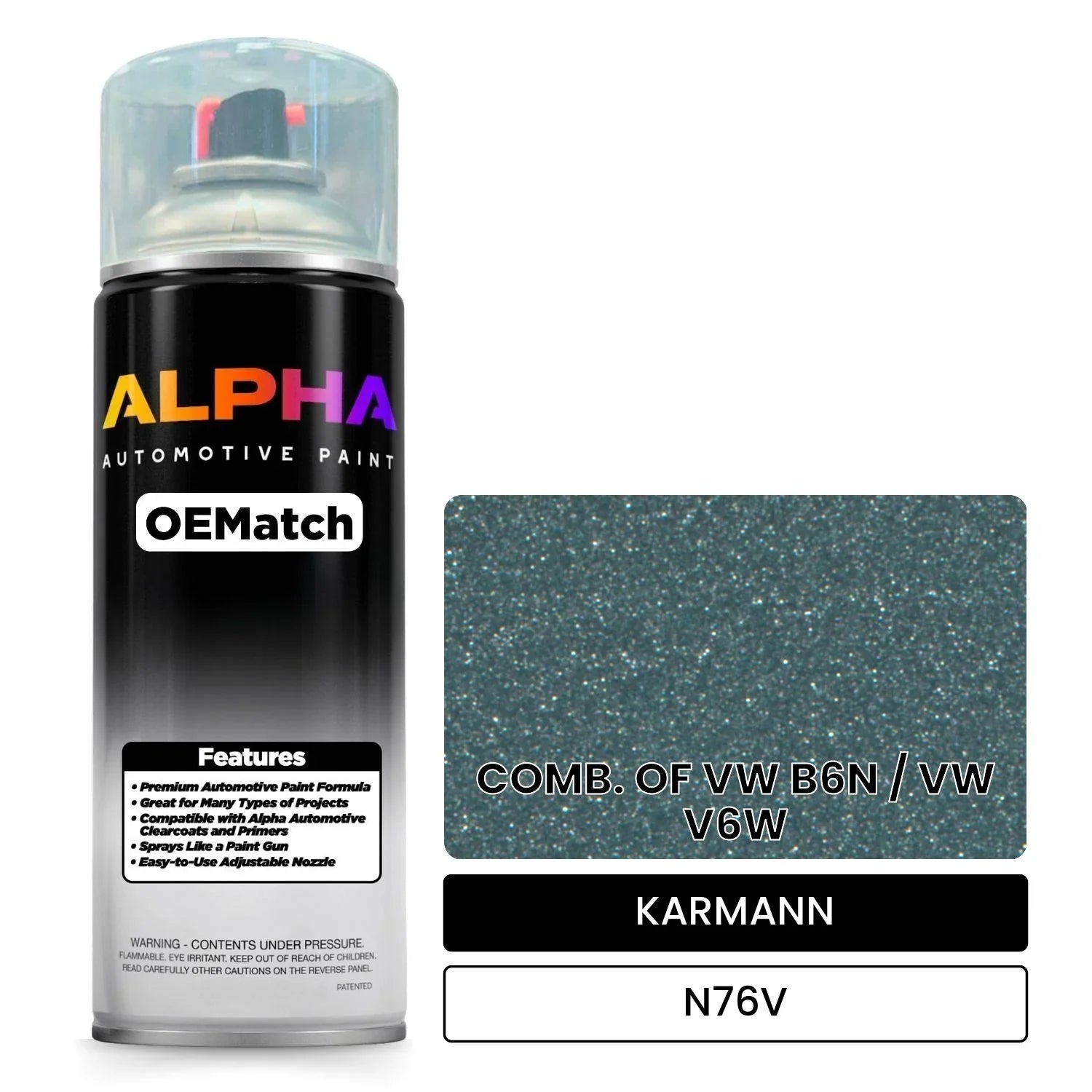 KARMANN Black / White N76V OEMatch Spraycan