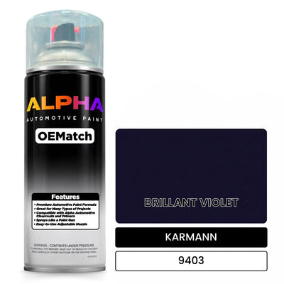 KARMANN Brilliant Violet 9403 | OEMatch Automotive Spraycan