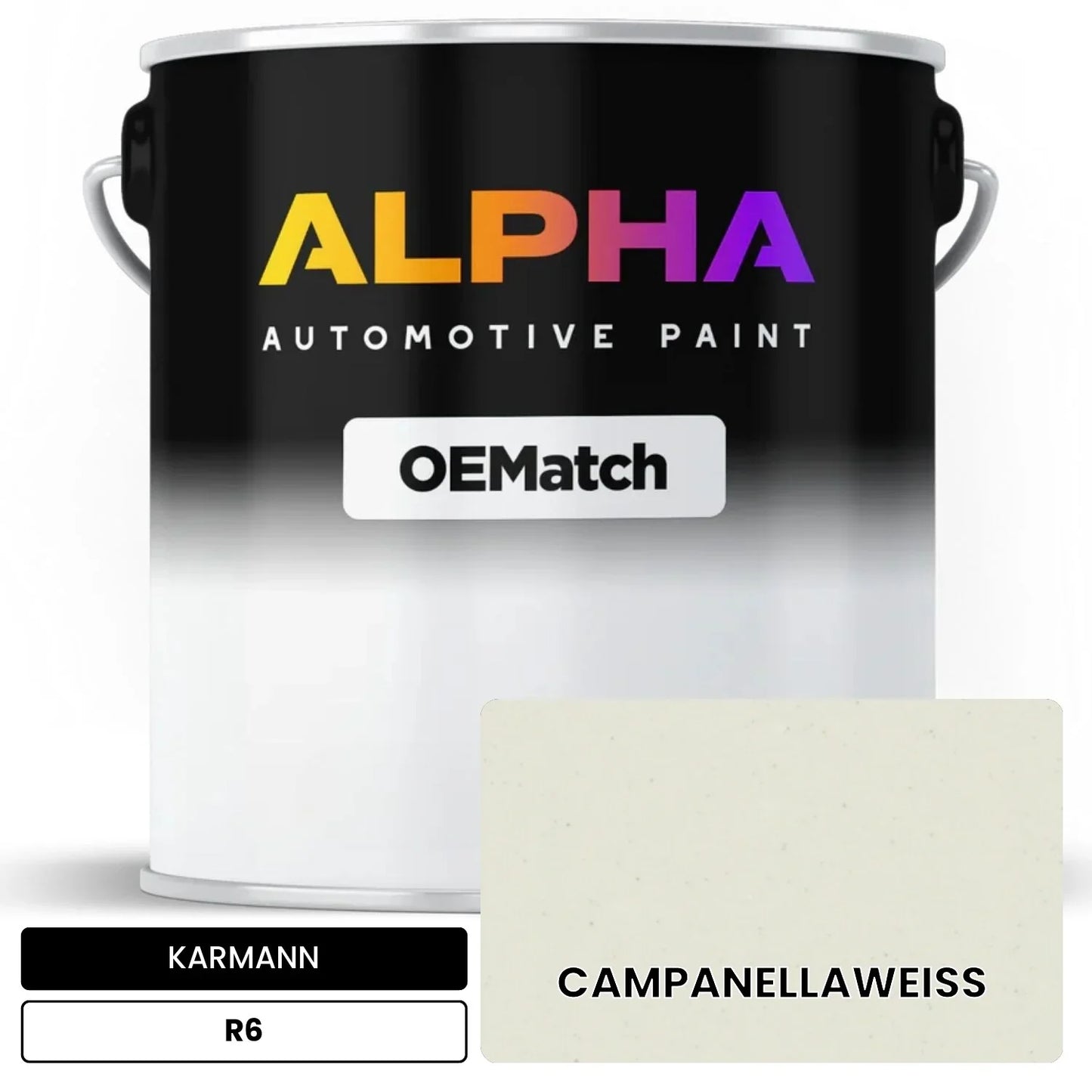 KARMANN Campanella White R6 OEMatch Basecoat