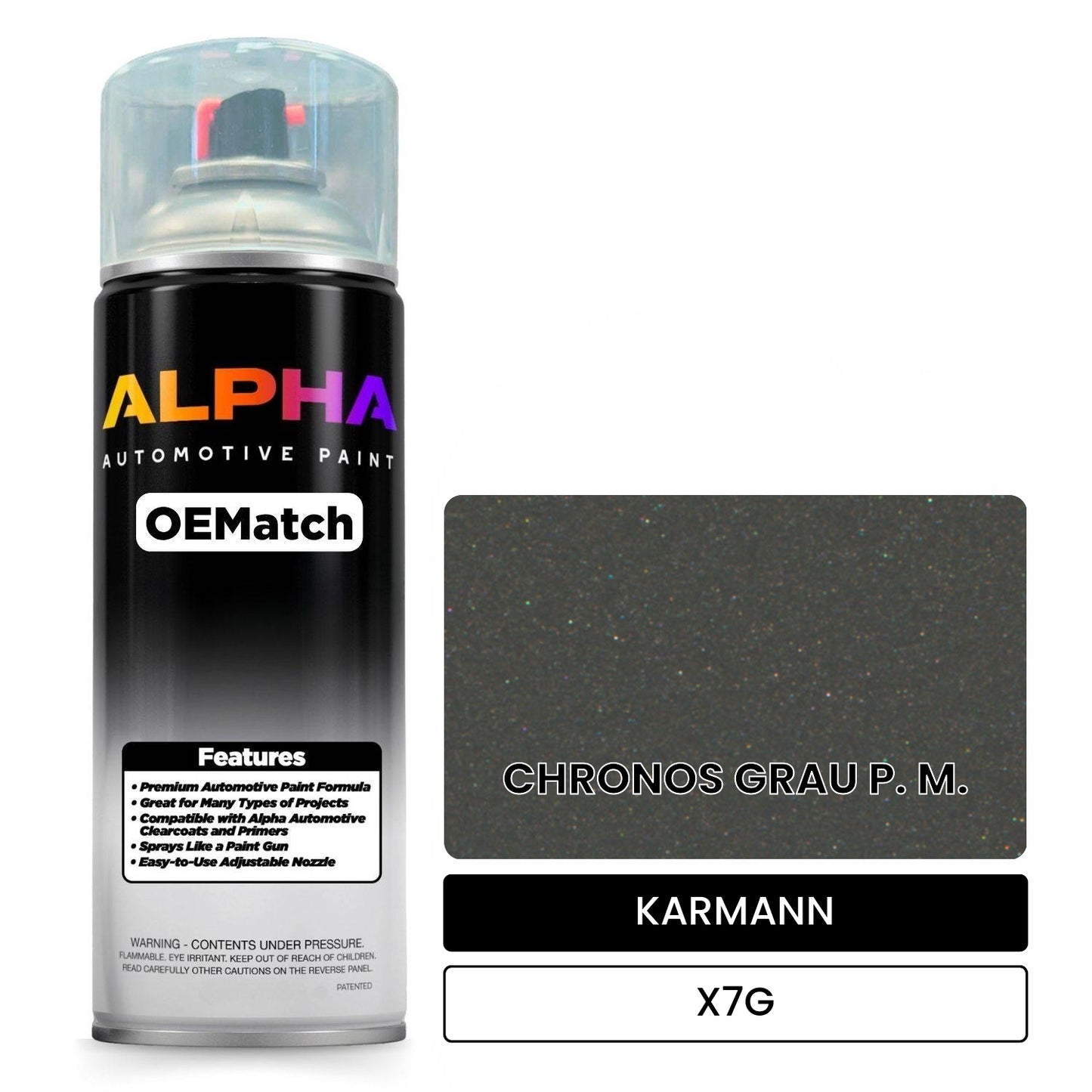 KARMANN Chronos Gray Metallic X7G OEMatch Spraycan