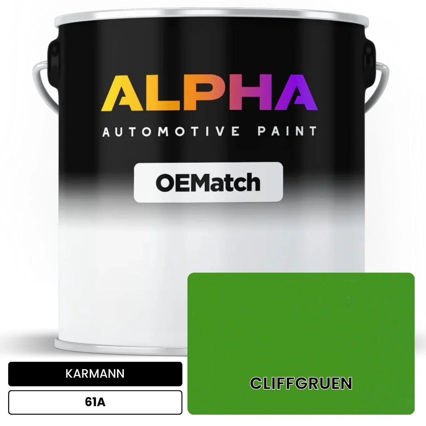 KARMANN Cliff Green 61A OEMatch Basecoat