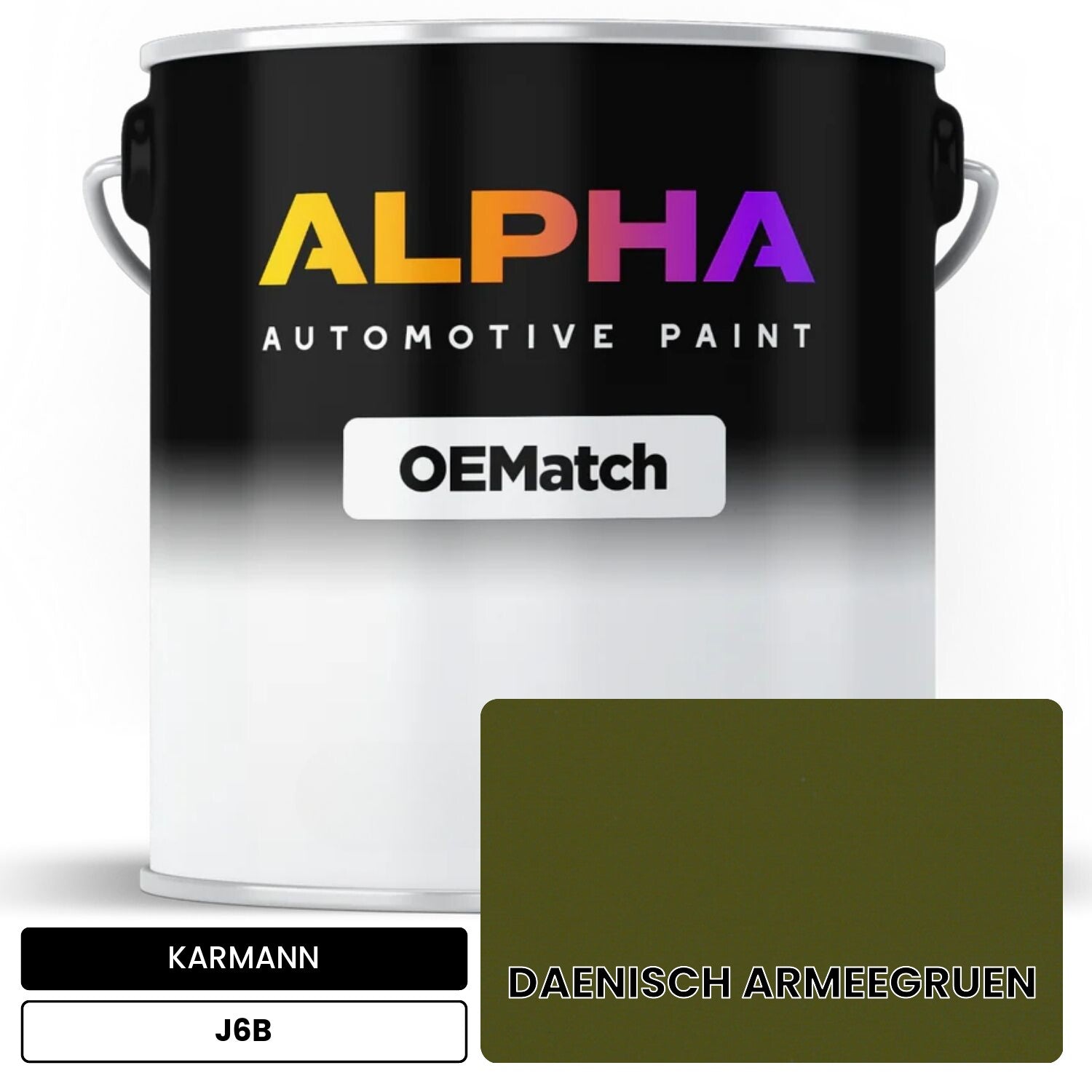 KARMANN Danish Army Green J6B OEMatch Basecoat