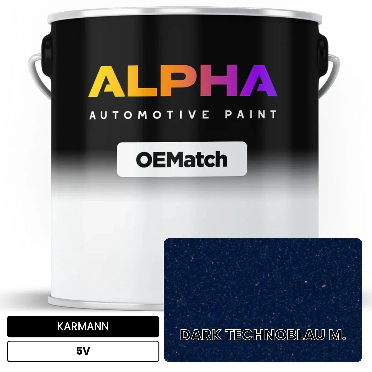 KARMANN Dark Technoblue Metallic 5V OEMatch Basecoat