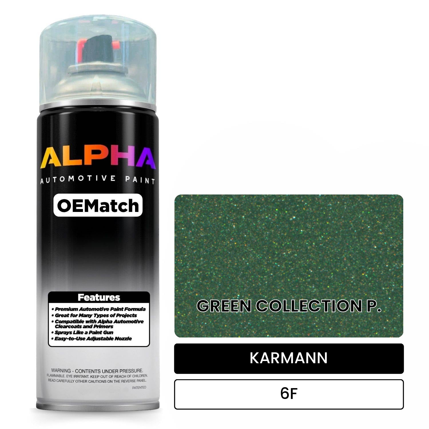 KARMANN Eucalyptus Green Collection P. 6F OEMatch Spraycan