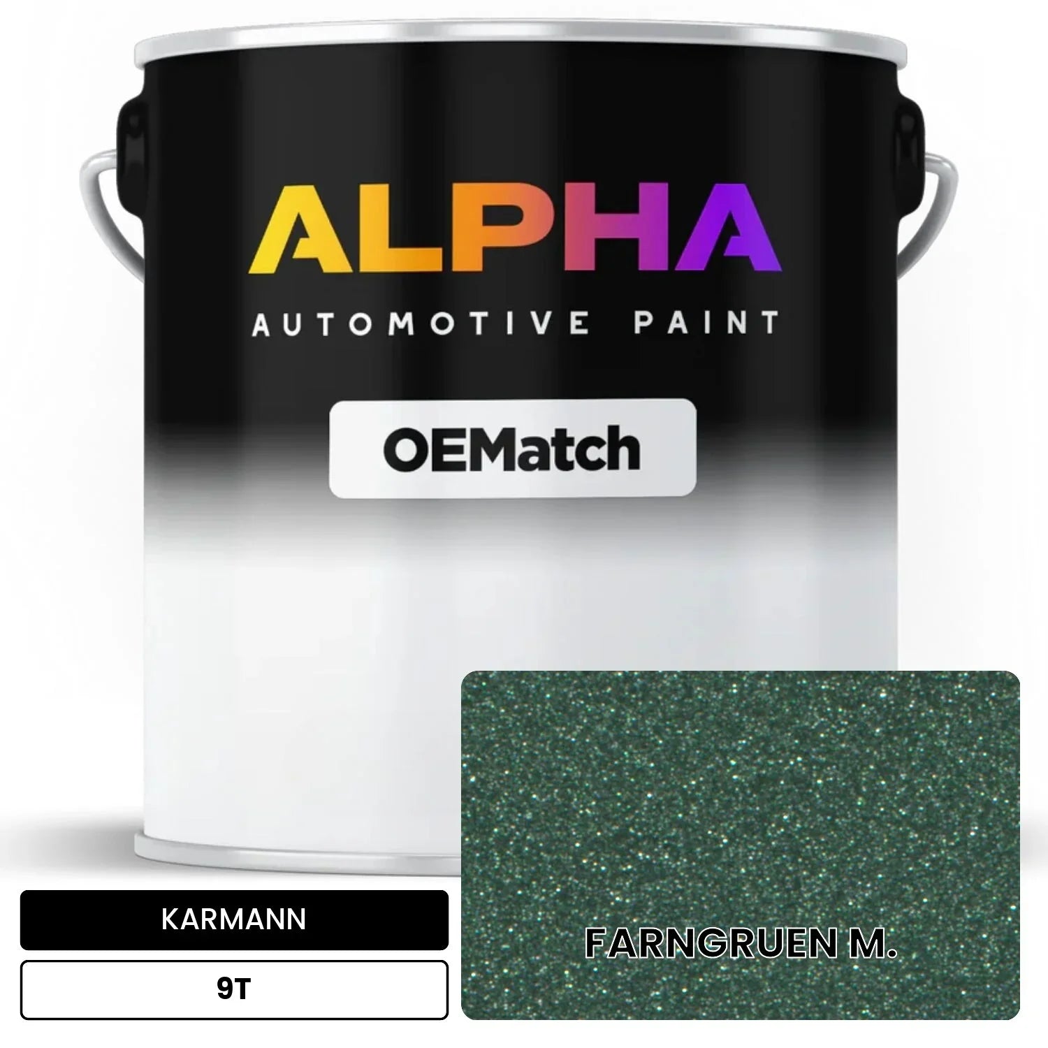 KARMANN Fern Green Metallic 9T OEMatch Basecoat
