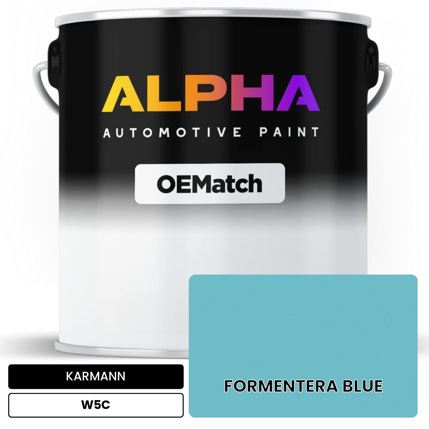 KARMANN Formentera Blue W5C OEMatch Basecoat