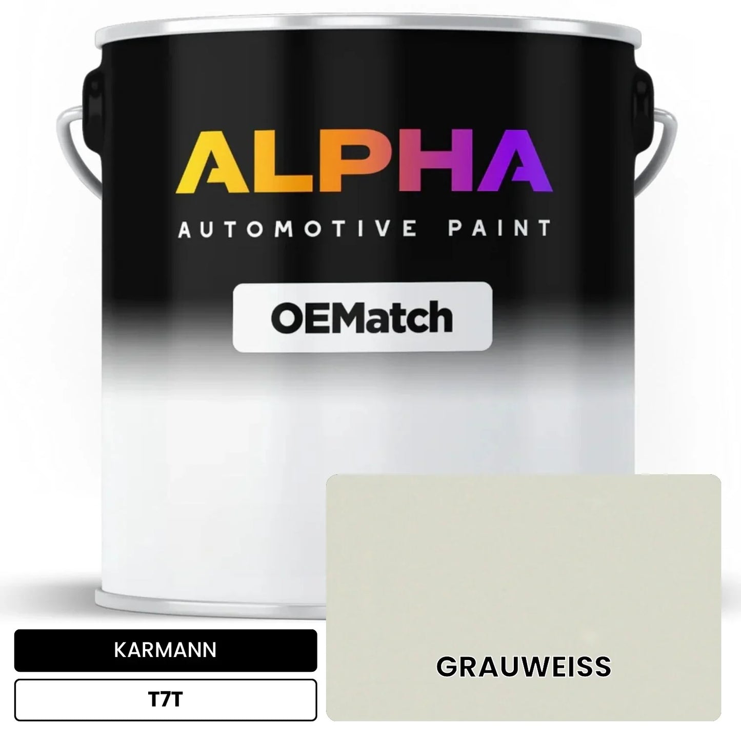 KARMANN Gray White T7T OEMatch Basecoat