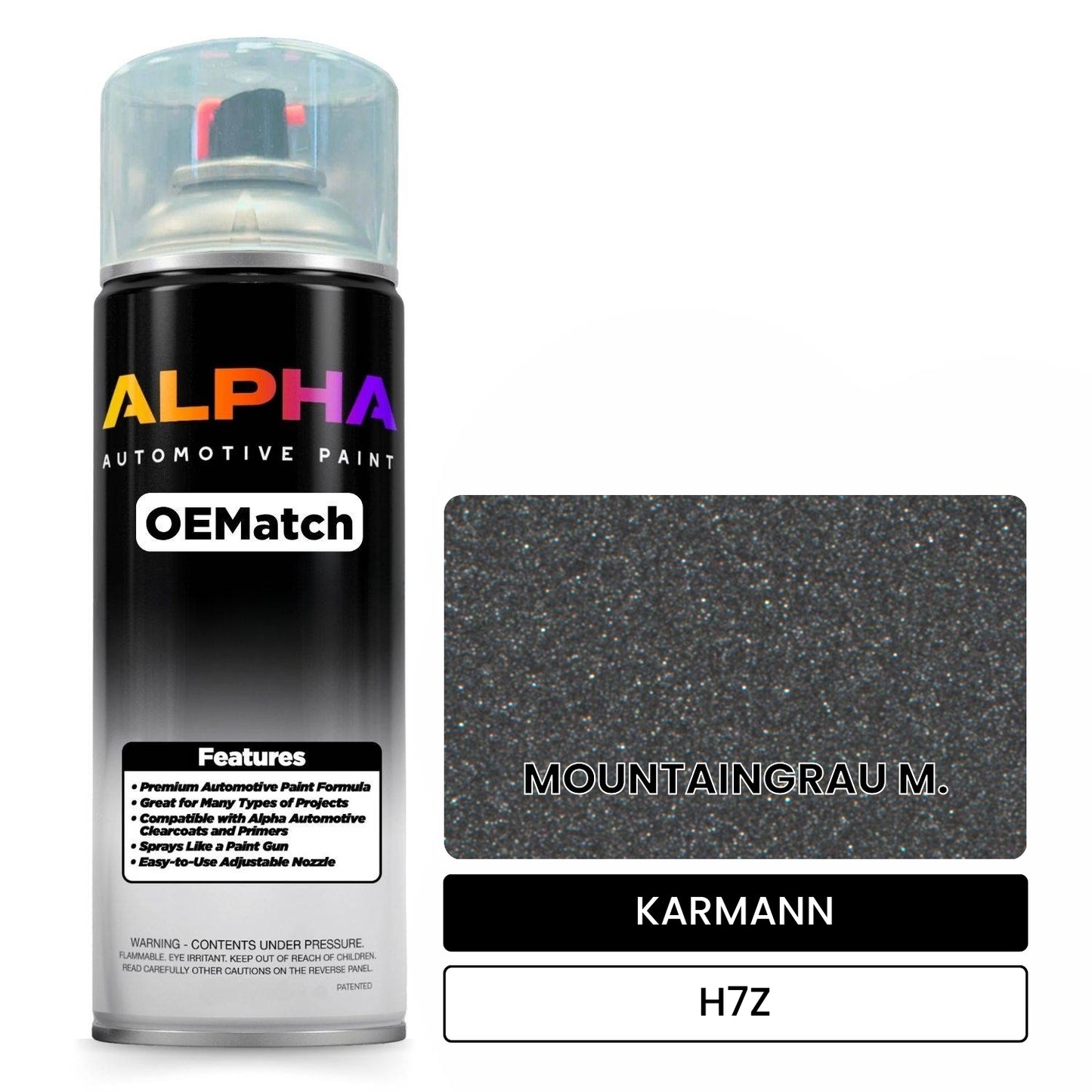 KARMANN Mountain Gray Metallic H7Z OEMatch Spraycan