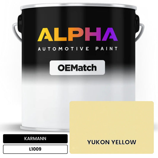 KARMANN YUKON YELLOW L1009 OEMatch Basecoat
