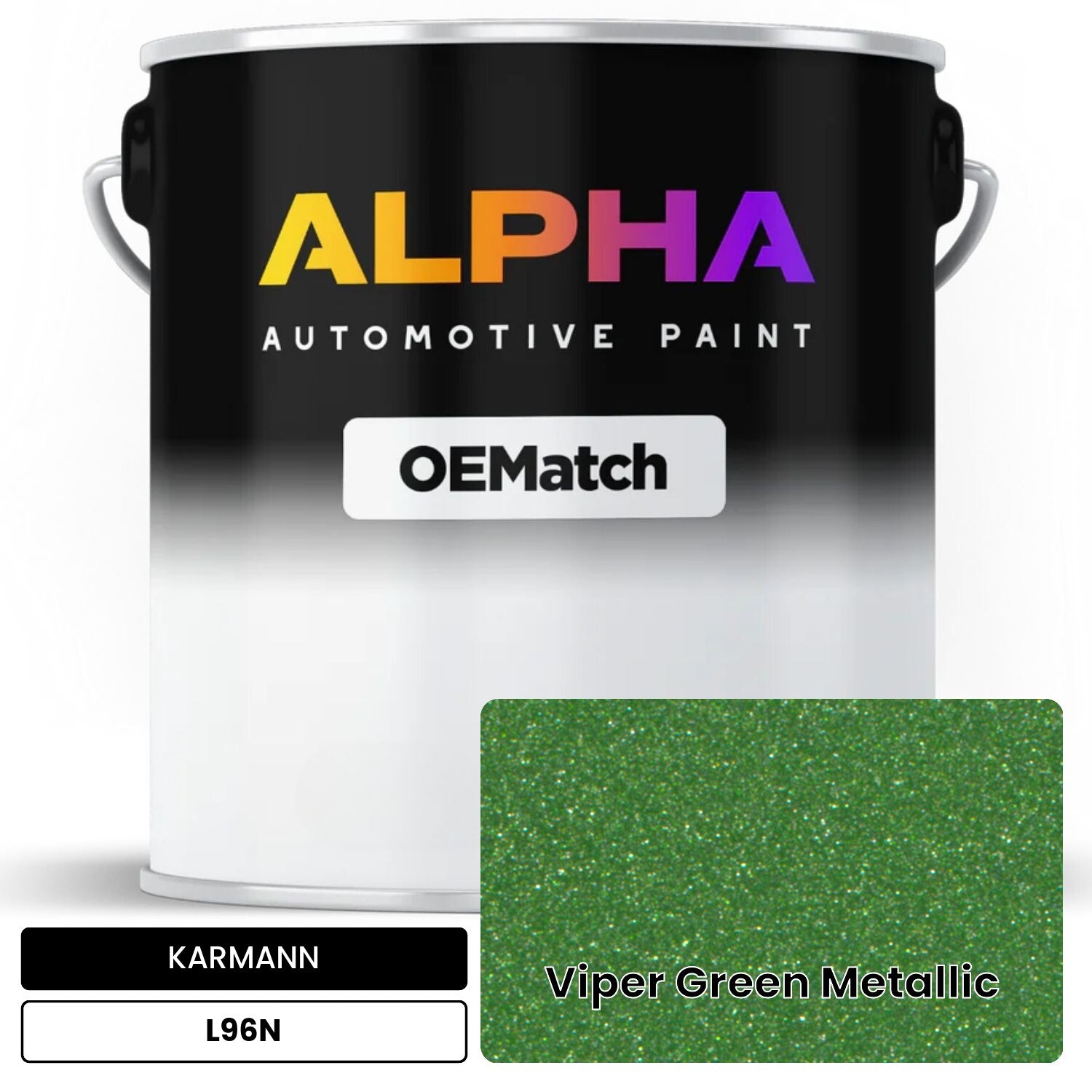 KARMANN Viper Green Metallic L96N OEMatch Basecoat