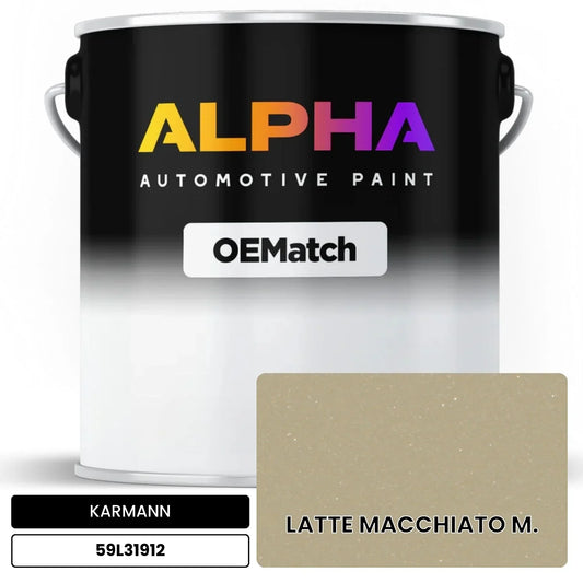 KARMANN Latte Macchiato Metallic 59L31912 OEMatch Basecoat