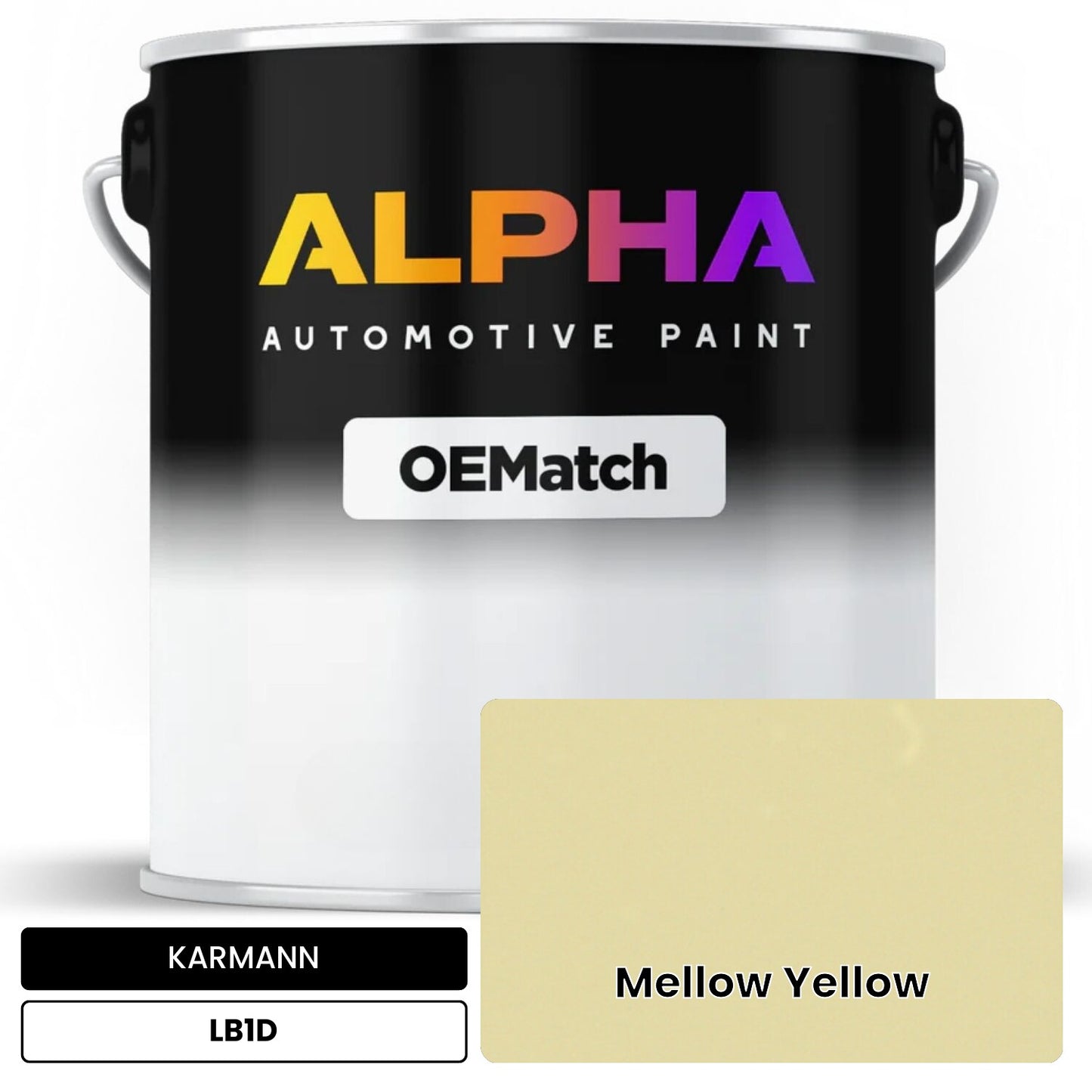 KARMANN Mellow Yellow LB1D OEMatch Basecoat