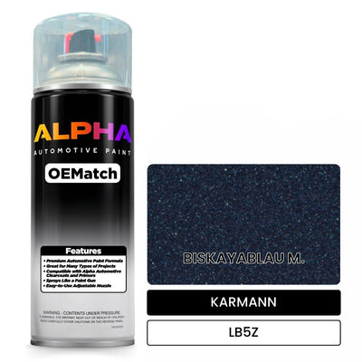 KARMANN Biscay Blue Metallic LB5Z | OEMatch Automotive Spraycan
