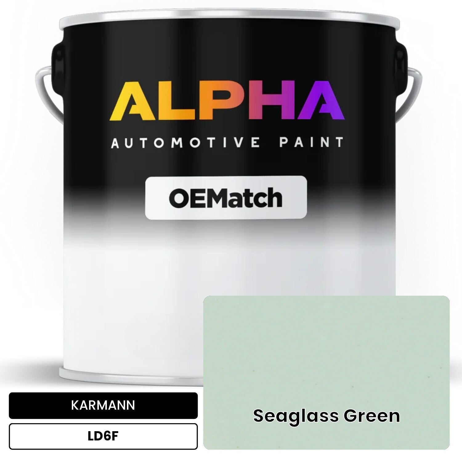 KARMANN Seaglass Green LD6F OEMatch Basecoat