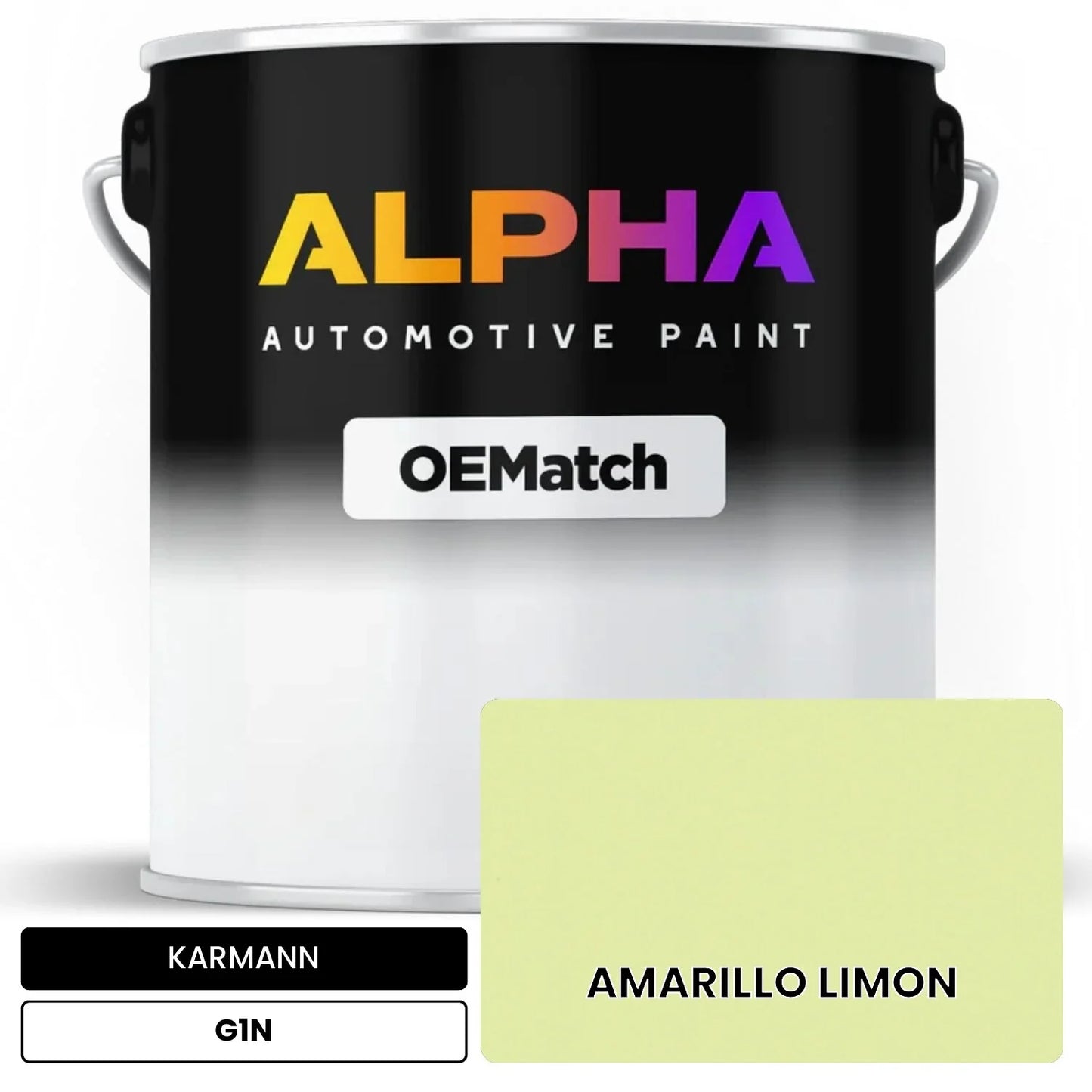 KARMANN Lemon Yellow G1N OEMatch Basecoat