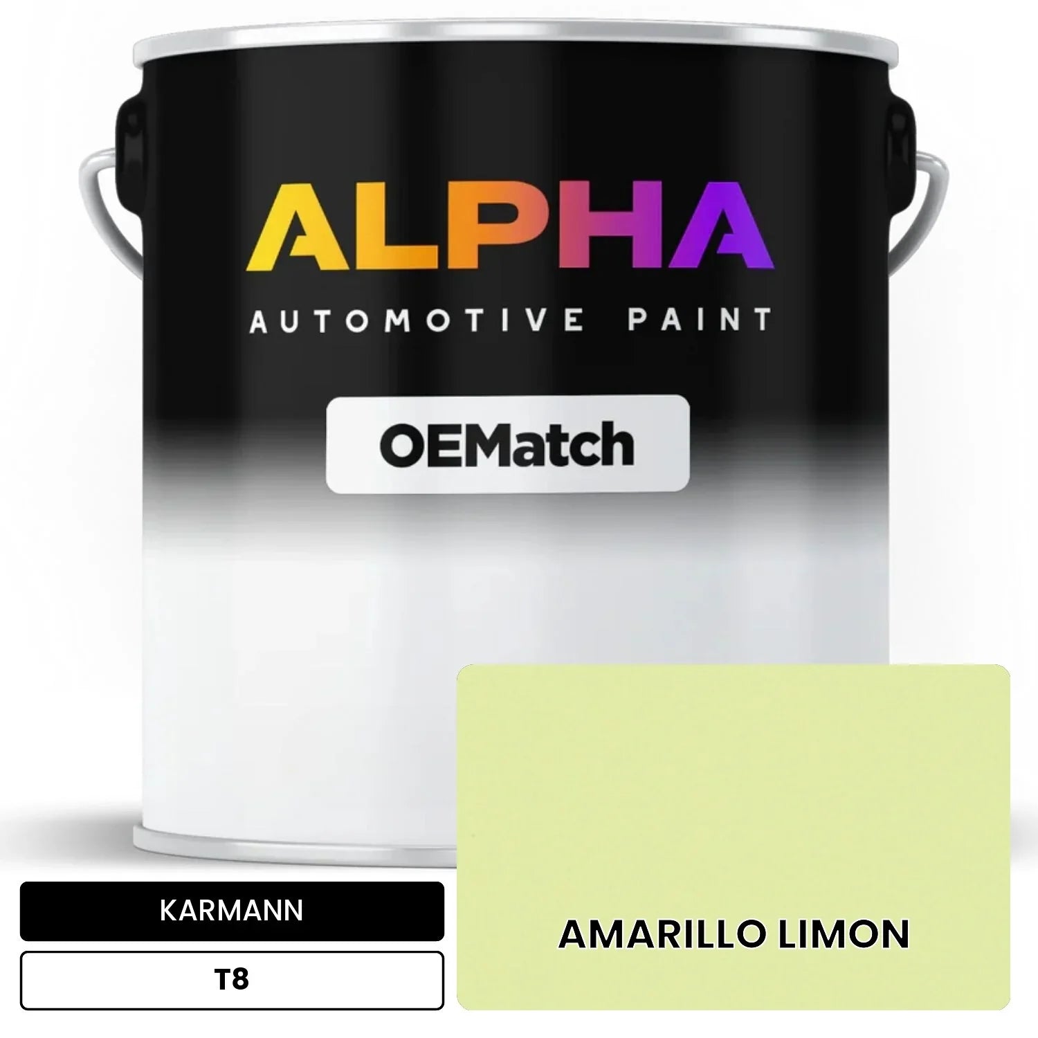 KARMANN Lemon Yellow T8 OEMatch Basecoat