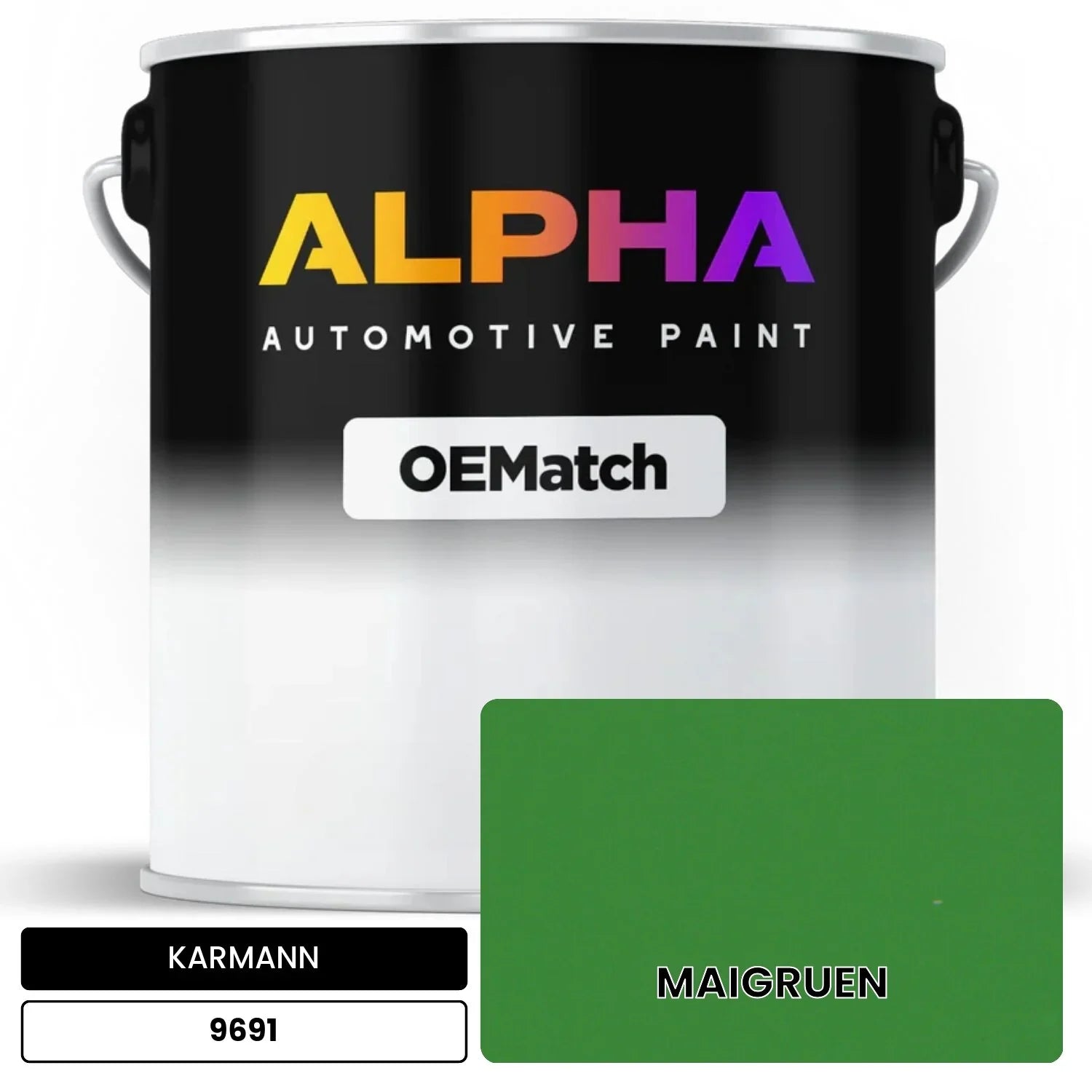 KARMANN Light Green 9691 OEMatch Basecoat