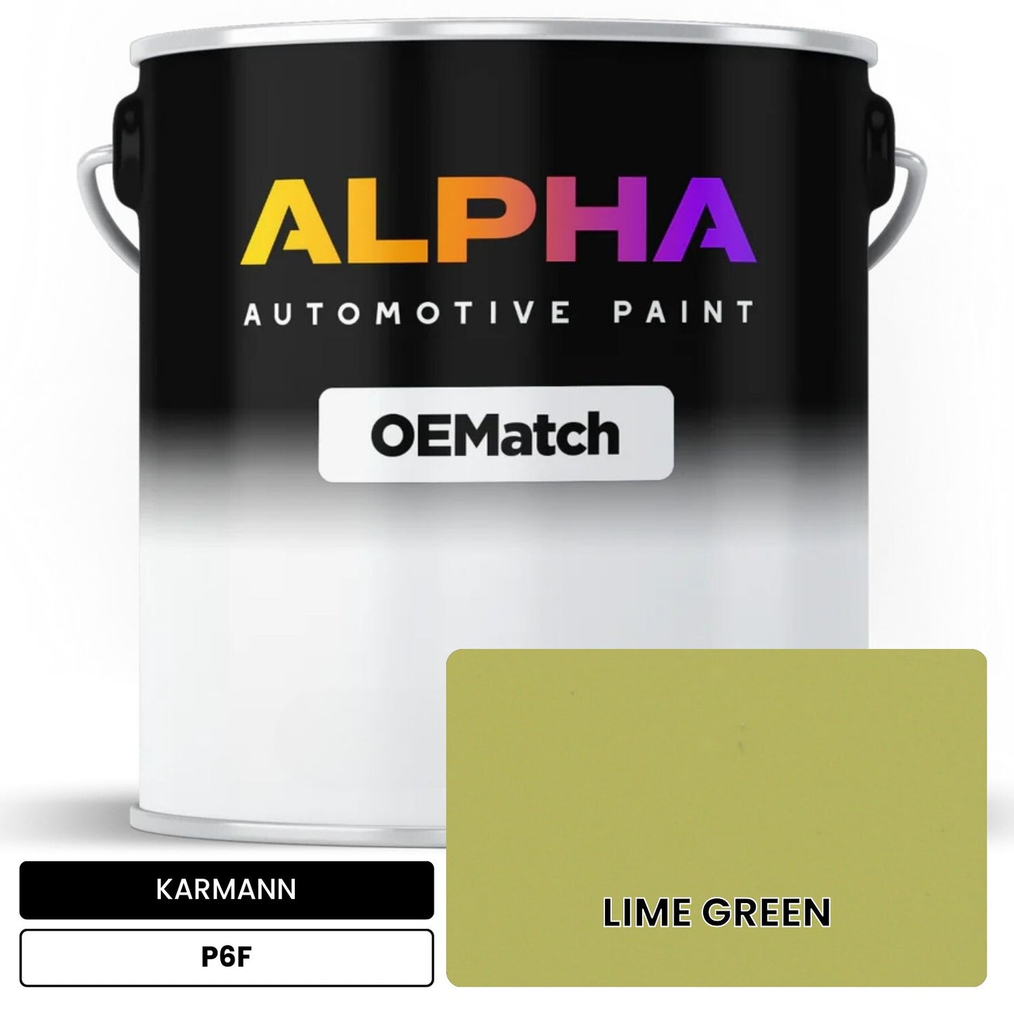 KARMANN Lime Green P6F OEMatch Basecoat